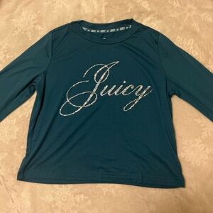 Juicy Couture Teal Long Sleeve Top